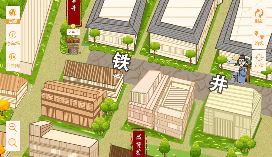 洪山智慧景区：手绘地图与语音导览的完美融合